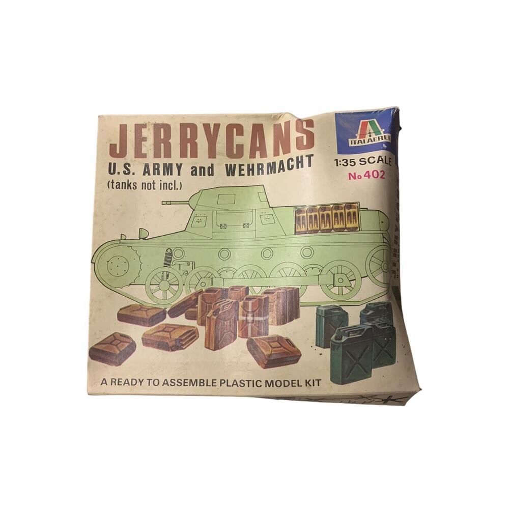 Jerrycans Jerry Cans US Army and Wehrmacht 1:35 Scale Italeri Model Kit Set‎ 402